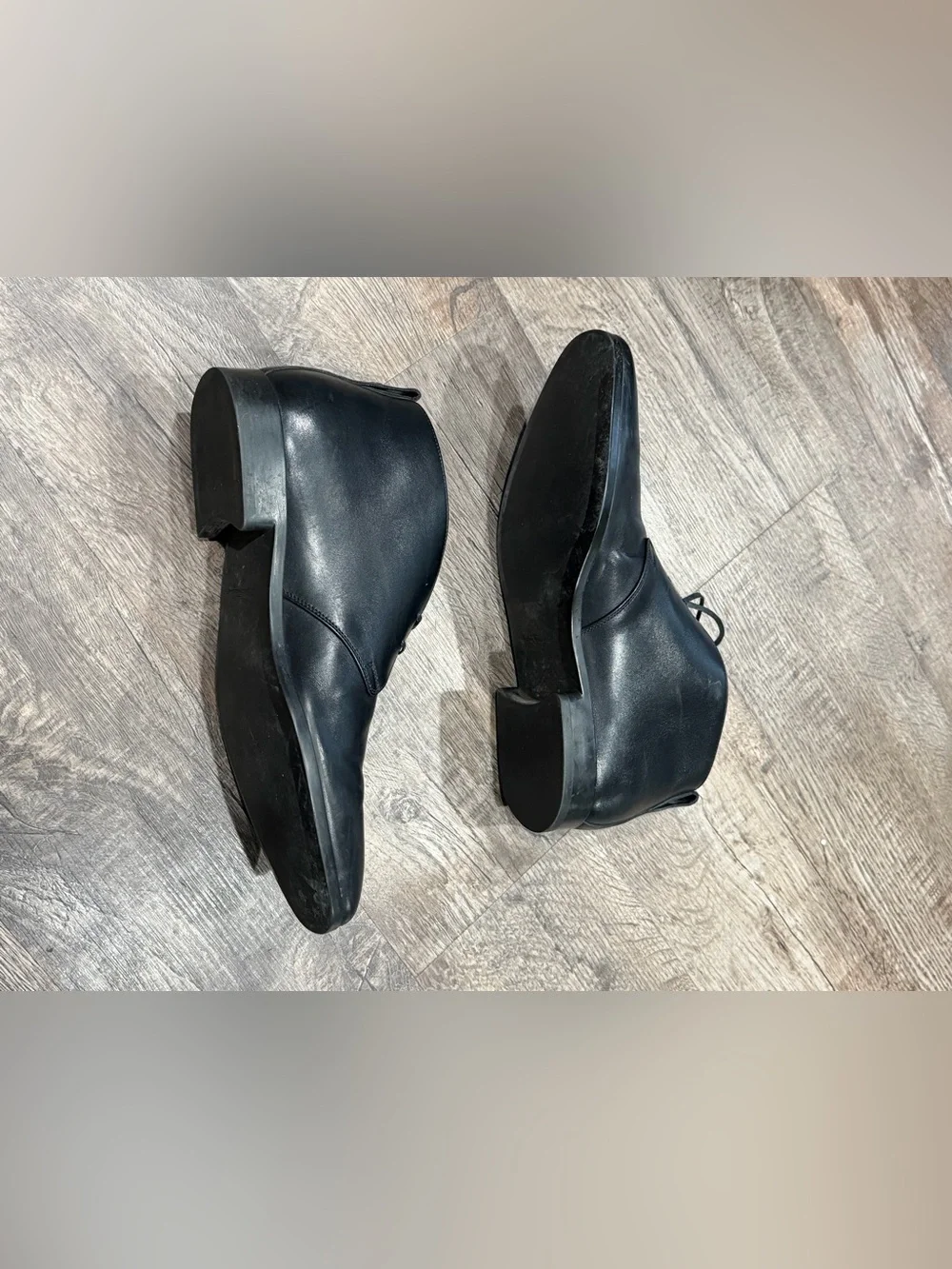 Salvatore Ferragamo Men's Black Leather Chukka‎ Boots